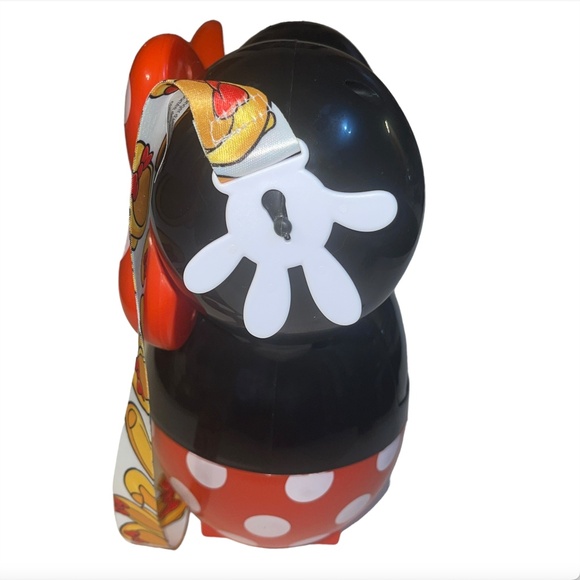 Disney Parks Minnie Mouse 90TH Anniversary Popcorn Bucket 2019 w/ Strap - Picture 5 of 14